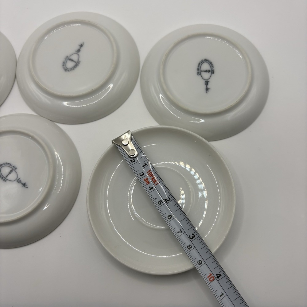 MCM Lagardo Tackett Schmid 60 Porcelain Espresso Demitasse Cups Saucers Spoons - Picture 11 of 13